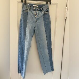 PACSUN Los Angeles high rise straight jeans